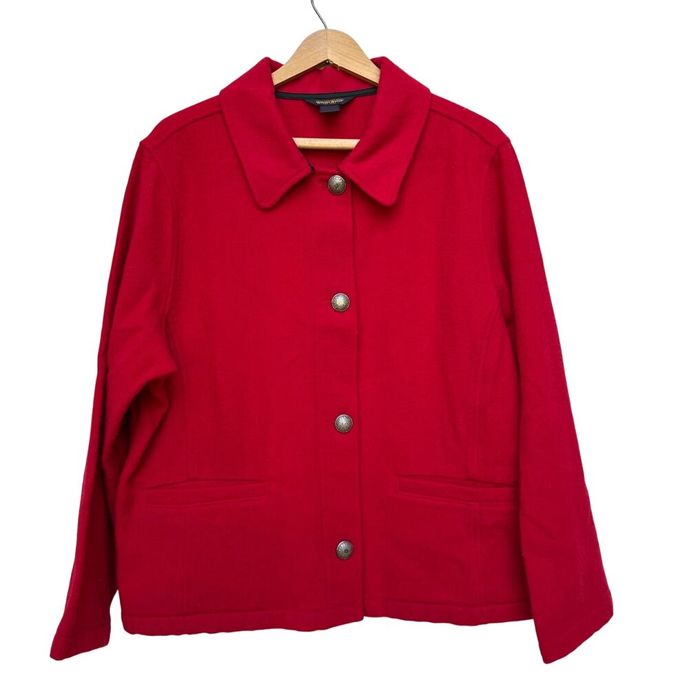 Vintage Woolrich Red Wool Jacket XL
